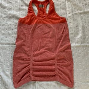 Athleta Shirt Womens Small Orange Tank Top Athletic
